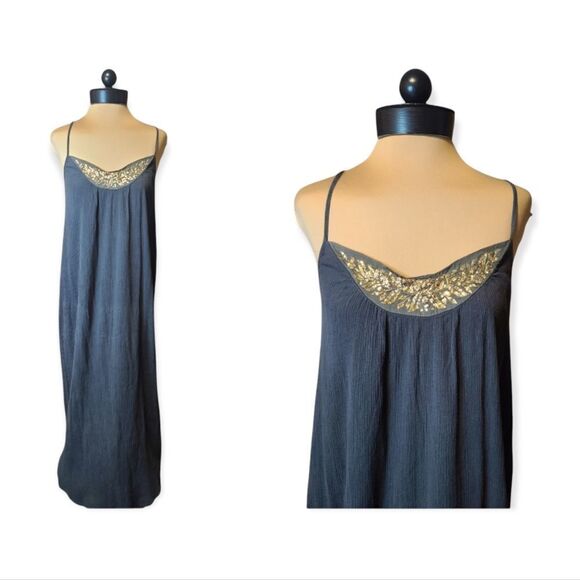 VELVET Gauze Maxi Dress Size Small - Picture 1 of 7